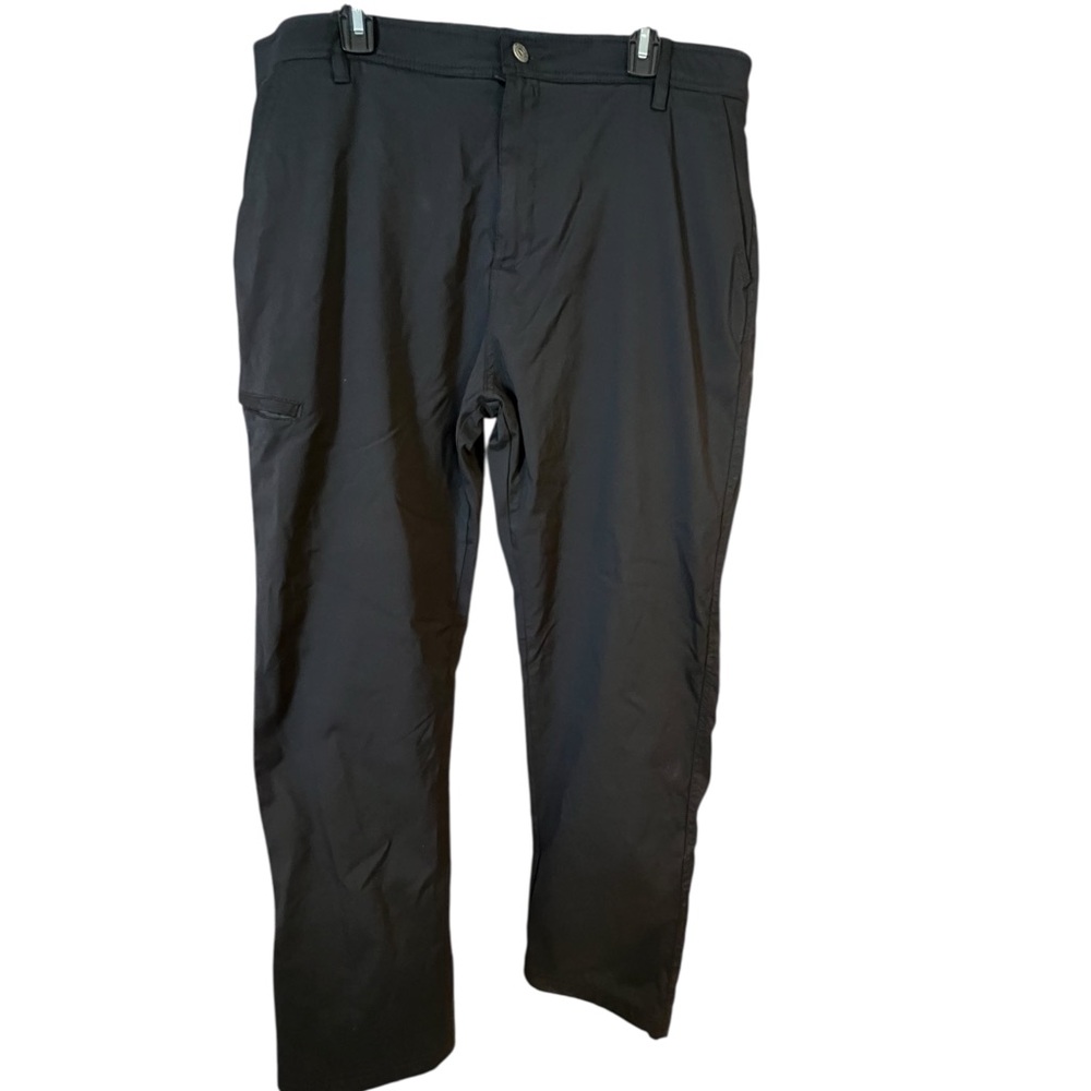 Gerry Weber Men's Black Cargo Pants 40x34 Jersey Lined Soft Warm Outdoor Utility